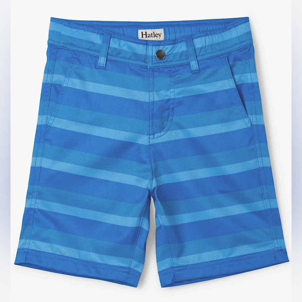 Hatley quick dry blue stripe 3 swim shorts